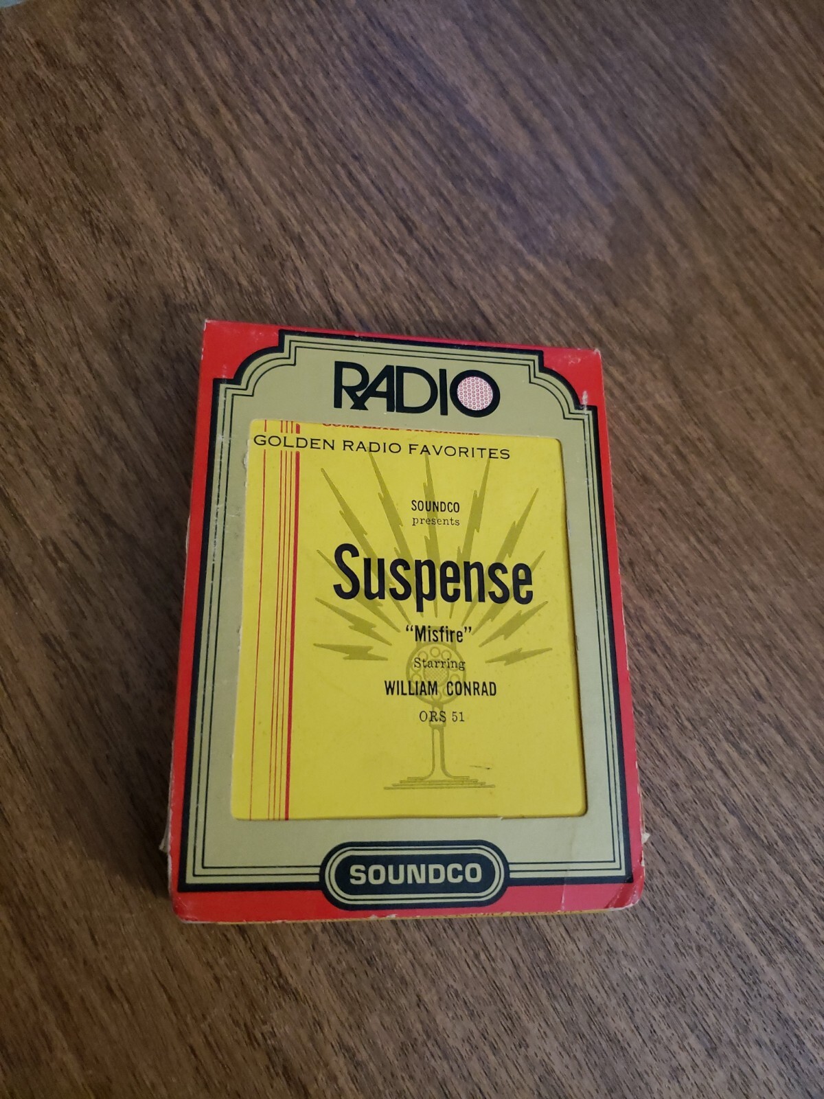 Soundco Golden Radio Favorites 8 Track Suspense Misfire William Conrad Untested 
