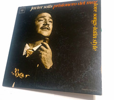 (RARE PROMO) JAVIER SOLIS Prisionero Del Mar LP White Label  Columbia EX-5118 picture