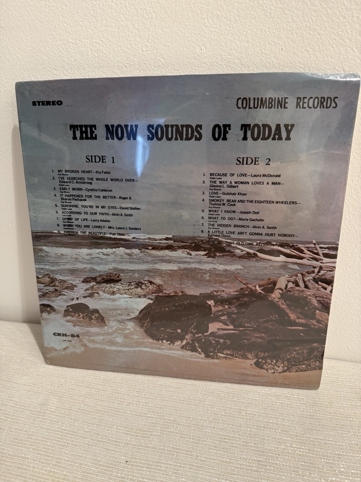 SEALED Vintage 1976 Song Poem LP Now Sounds of Today Columbine Records CRH-84