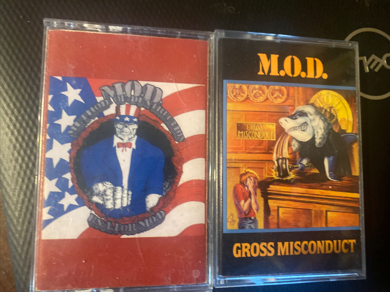 M.O.D. Cassettes Lot X2 USA For Mod And Gross Misconduct