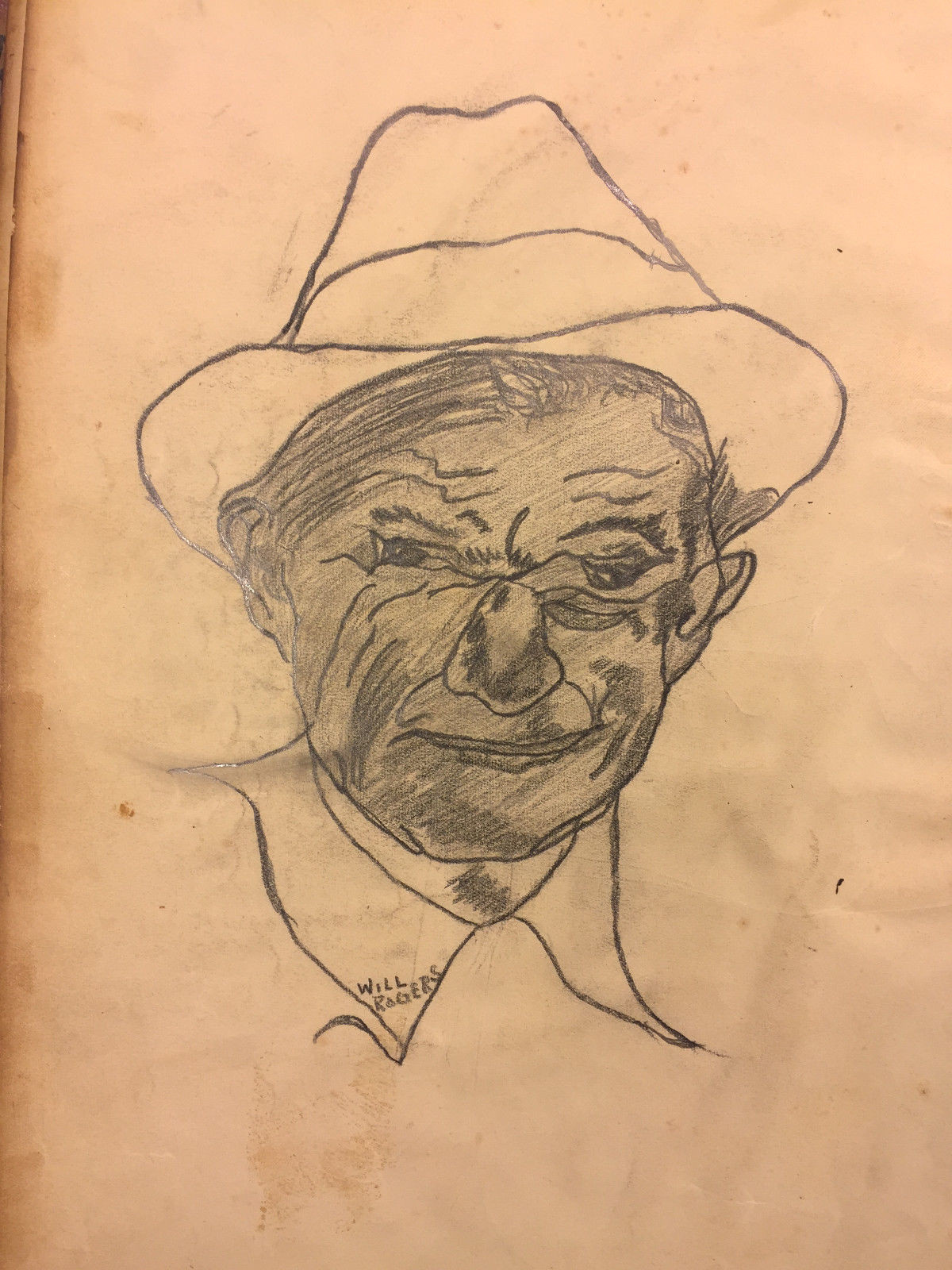 Antique Ledger & Lyrics and Poems w/ Will Rogers and other Sketches Early 1900s
