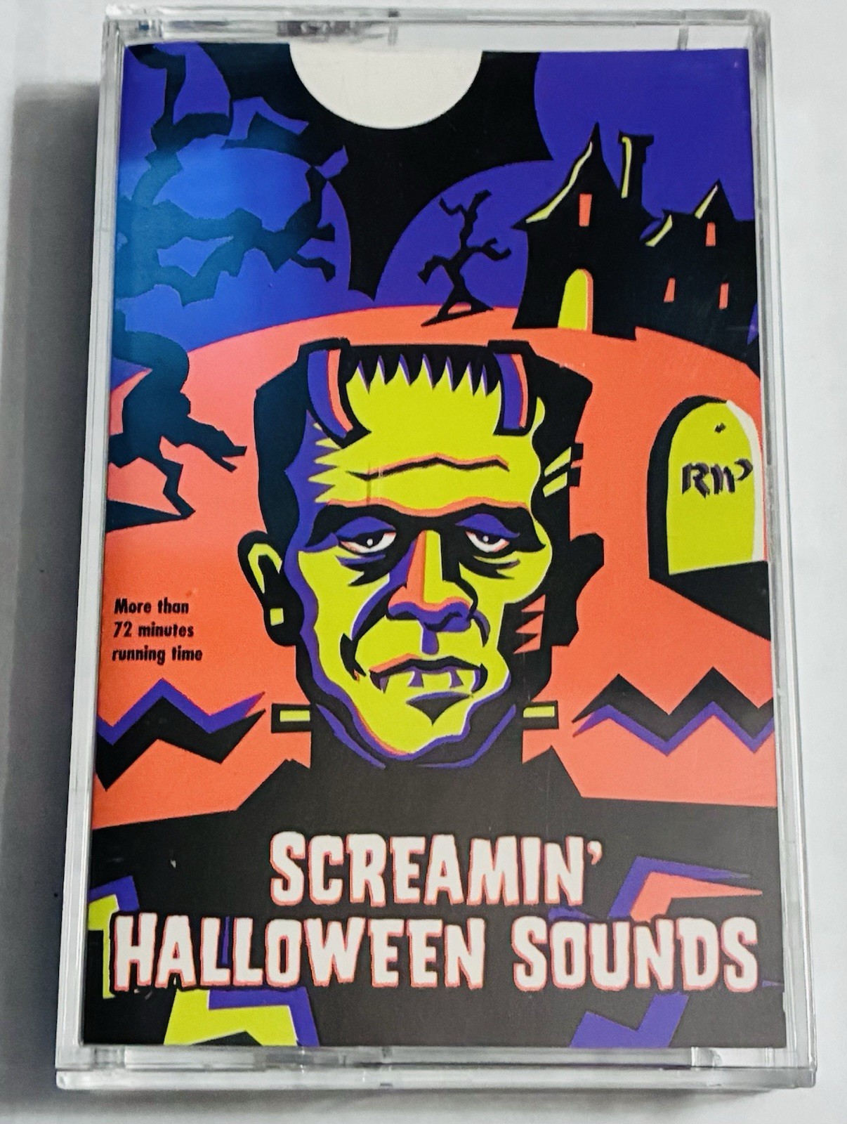 Screamin Halloween Sounds Cassette Tape 1997 K-Tel Vintage Spooky Scary SFX