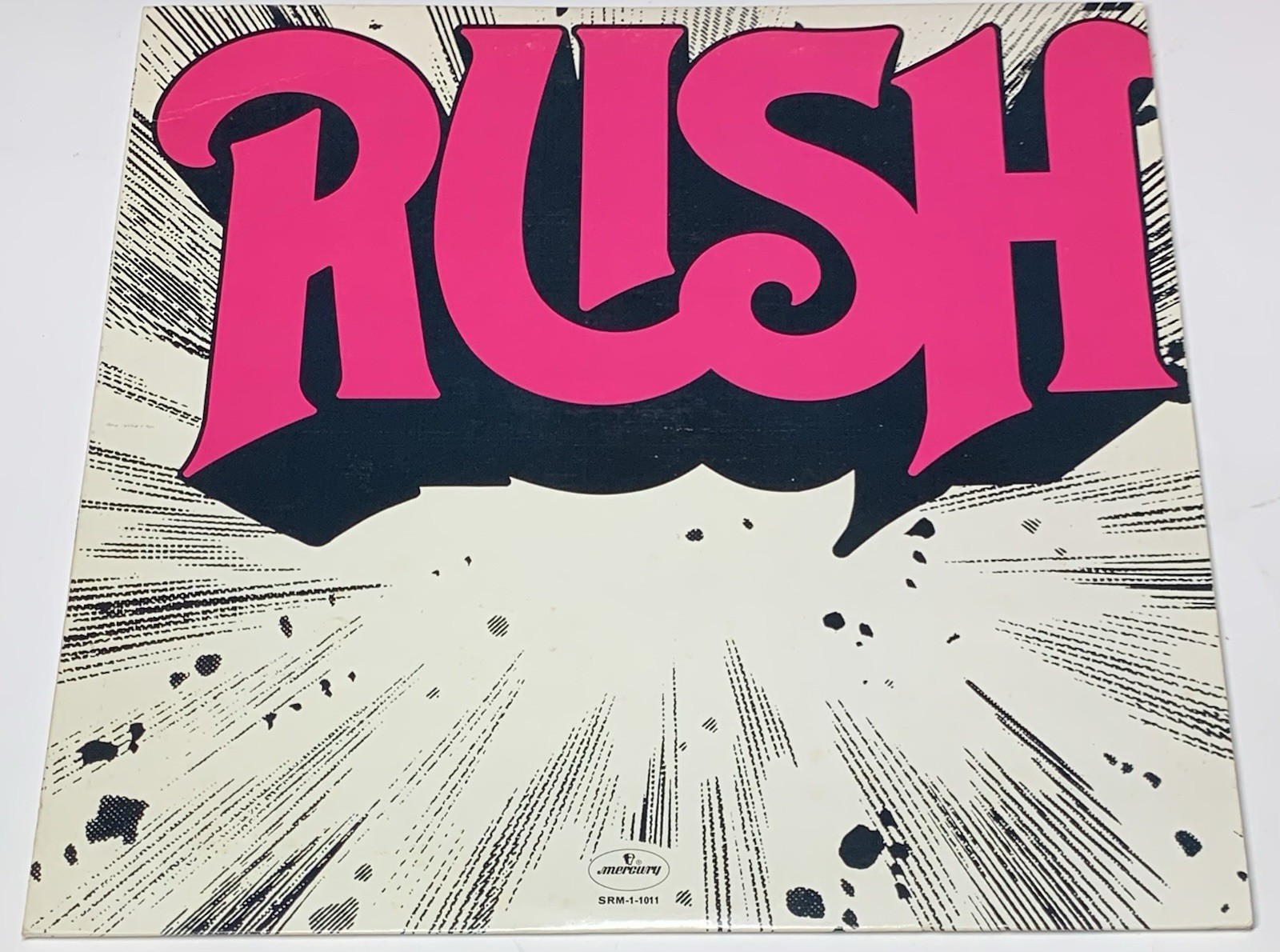 Rush Self Titled Debut Album Vinyl LP 1974 Mercury SRM-1-1011 Hard Blues Rock
