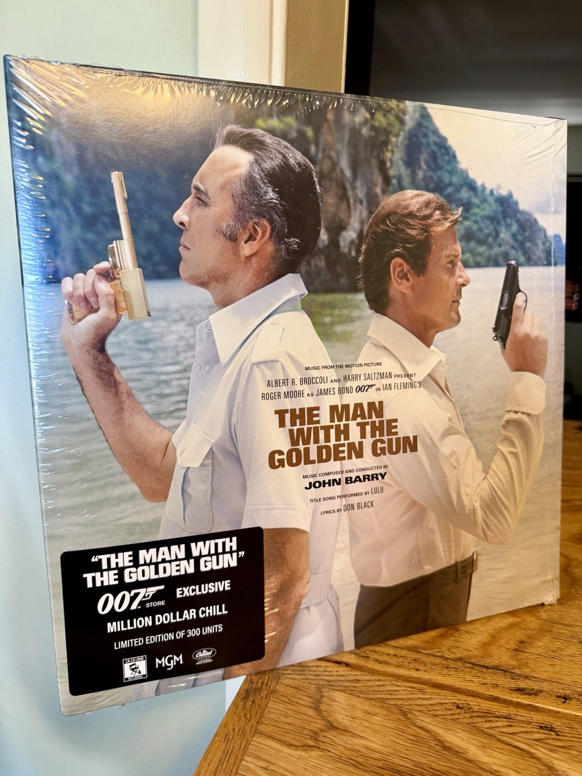 *Sealed* The Man with The Golden Gun 2x LP Vinyl Edition 300 James Bond 007 OOP