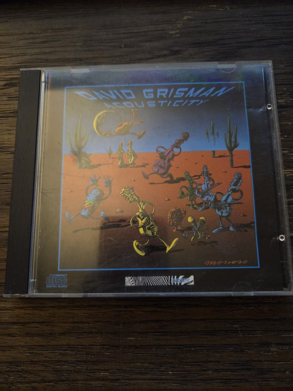 Acousticity by David Grisman (CD, 1985, Zebra) Disc made in Japan