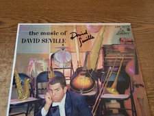 autographed 1950s VG++ Music Of David Seville CHIPMUNKS ross bagdasian LP33 picture