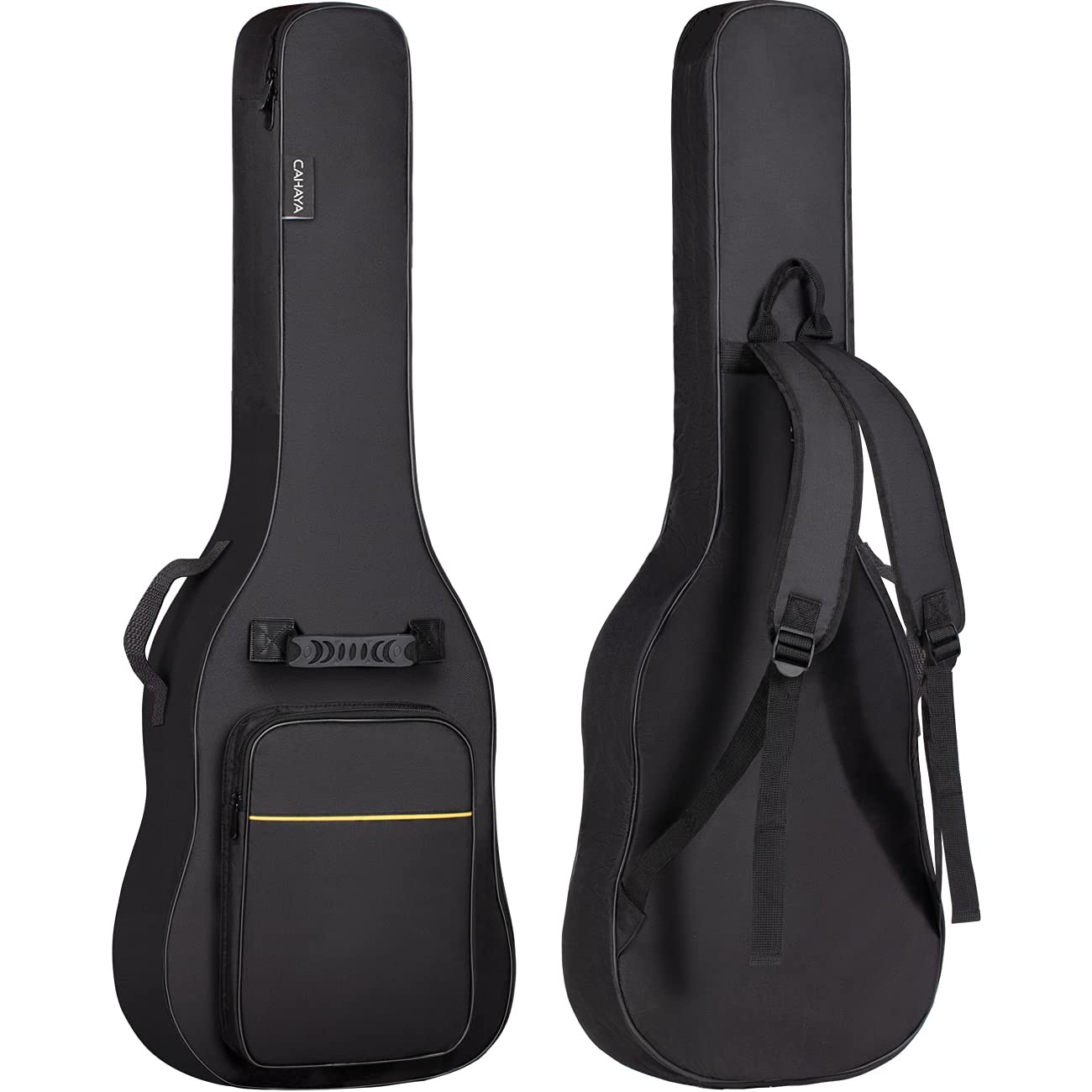 CAHAYA Electric Guitar Bag Gig 6mm Padding Backpack Bag, Black 