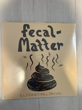 Fecal Matter Illiteracy Will Prevail 2xLP 2017 Italy Brown Marbled Kurt Cobain picture