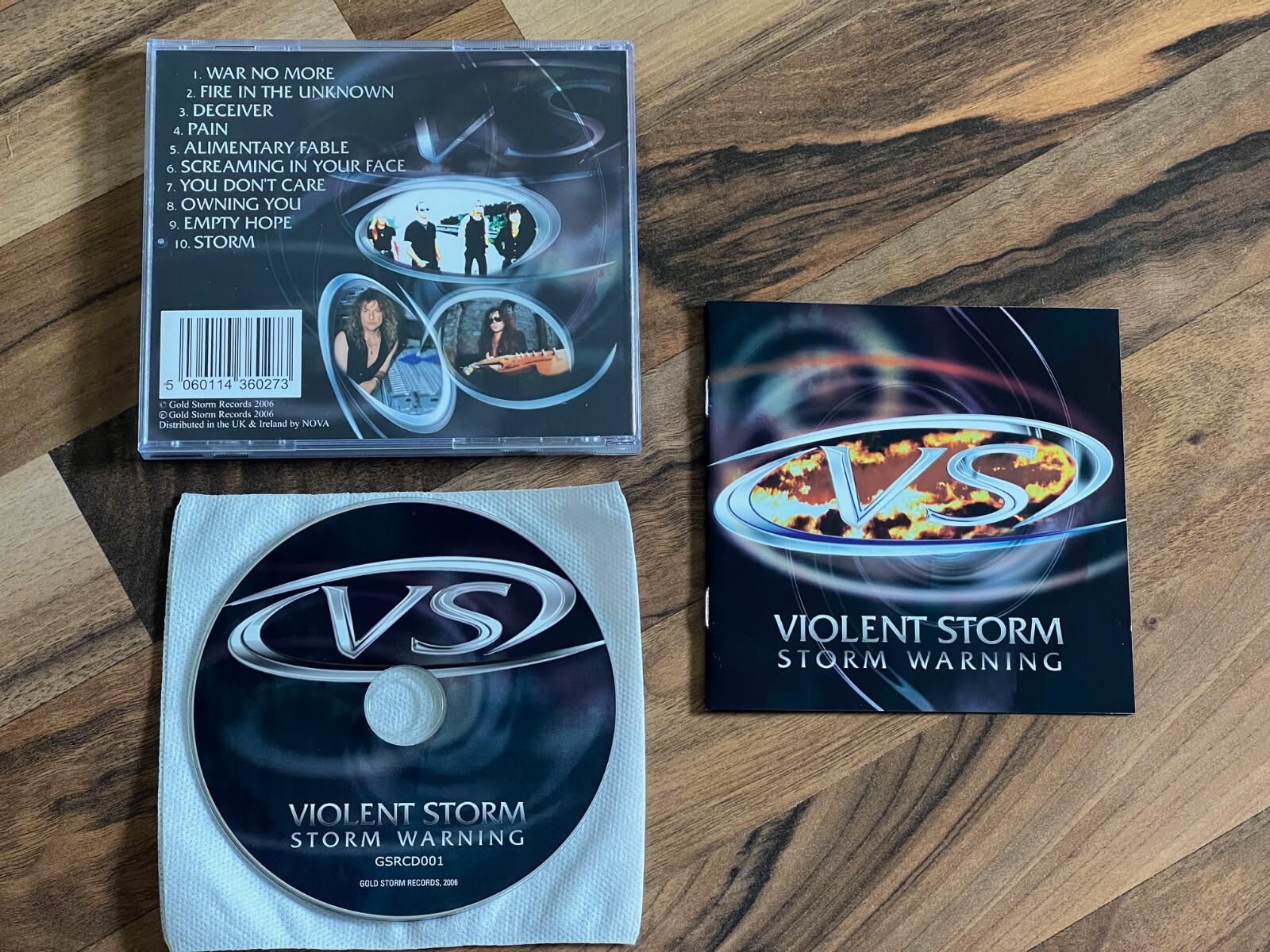 VIOLENT STORM Storm Warning OOP CD album