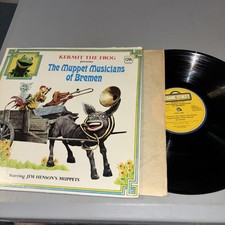 Vintage 1972 Rare MUPPETS MUSICIANS OF BREMEN Kermit The Frog  LP picture