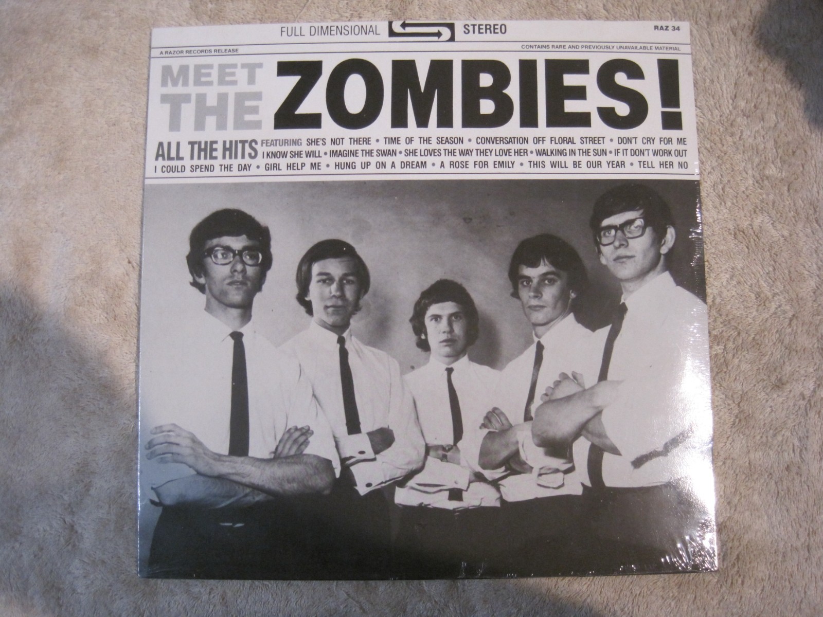 The Zombies Meet The Zombies vinyl LP FACTORY SEALED