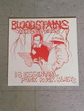 v/a - Bloodstains Across Texas compilation LP new sealed punk rock KBD picture