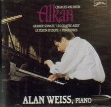 ALKAN ALAN WEISS - Alkan: Grand Sonata Les Quarte Ages / Le Festin D'esope VG picture