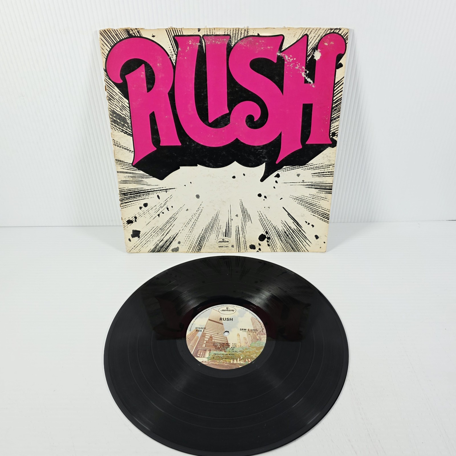 RUSH - Self Titled 1974 1st Pressing LP Vinyl Tested 