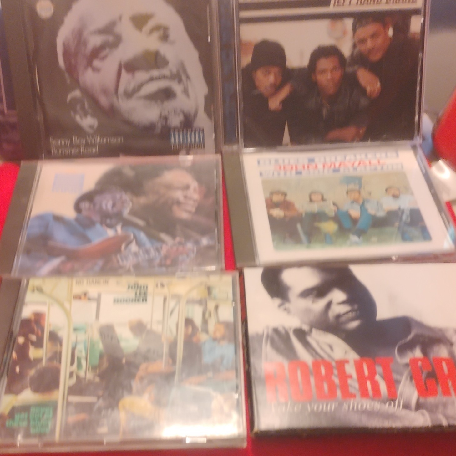 6 BLUES CD Lot- John Mayall-Robert Cray-B.B. King-John Lee Hooker