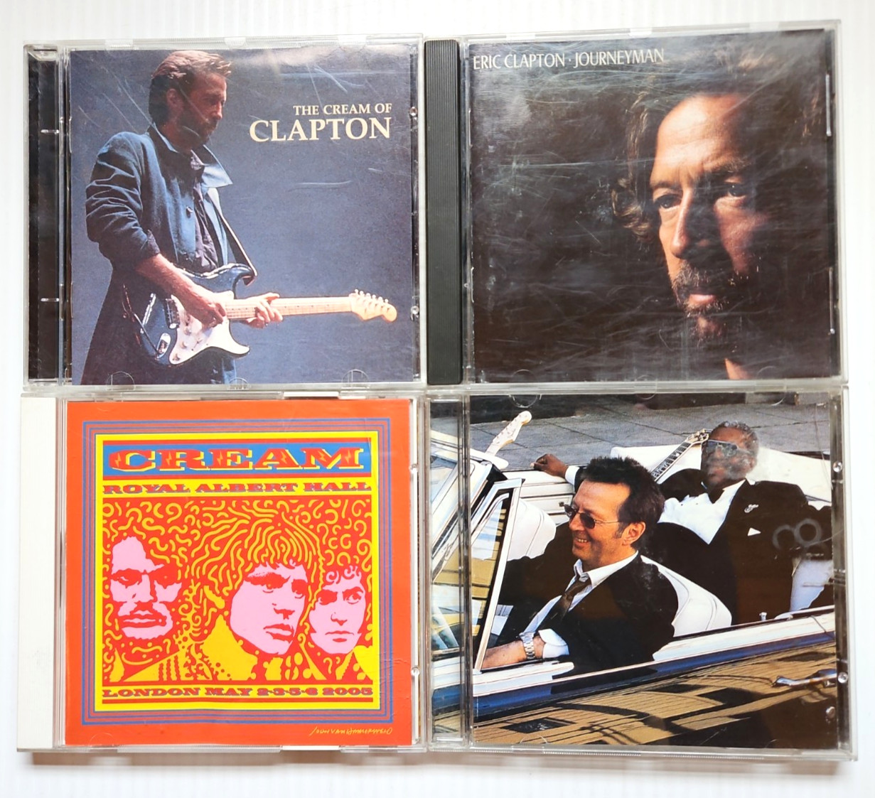 Eric Clapton CD Lot 4 Best Hits Cream Live Royal Albert Hall Journeyman BB King