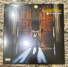 Kanye West - Late Registration Black Vinyl Record Roc-A-Fella Hip-Hop picture