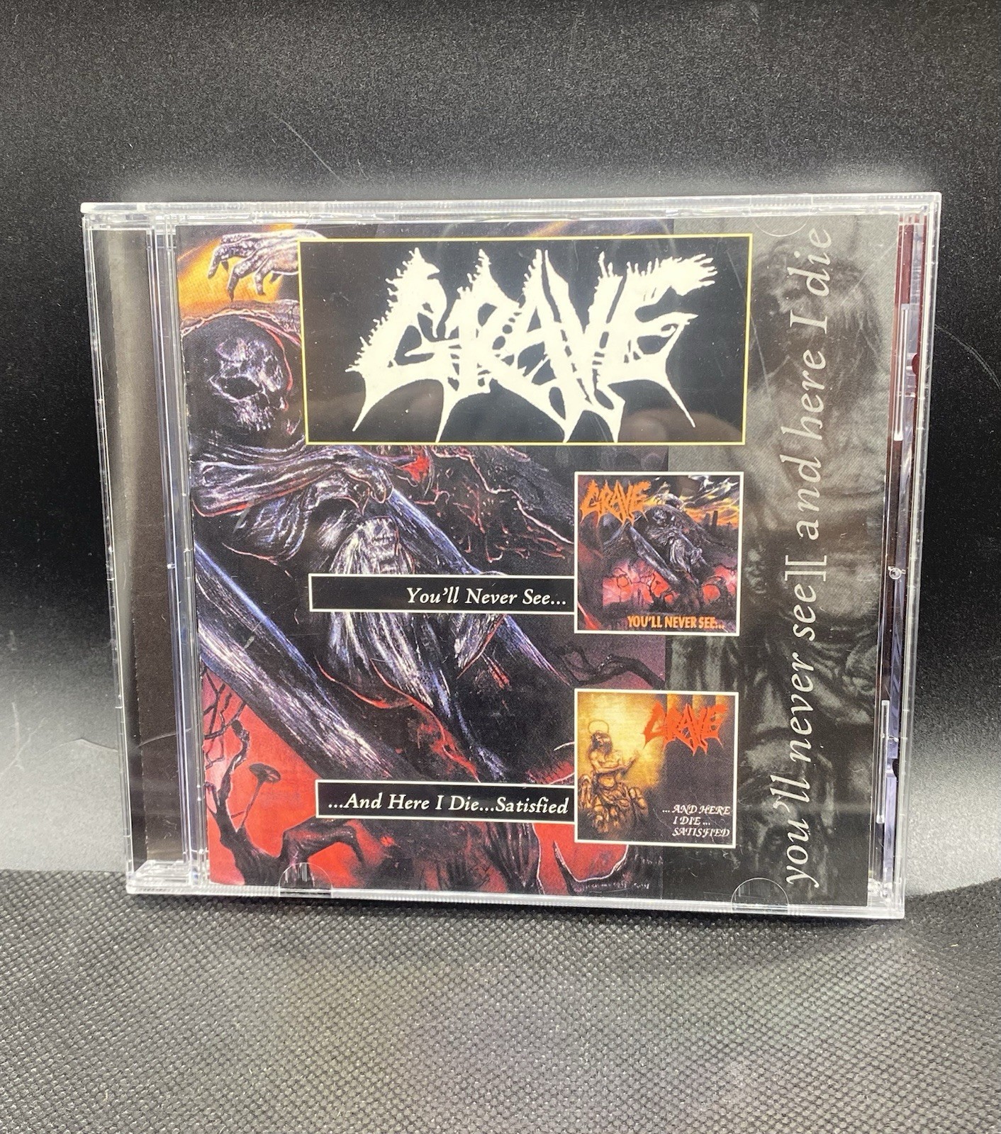 GRAVE You\'ll Never See and Here I Die Satisfied Cd