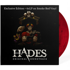 Hades Original Soundtrack  Darren Korb Limited Edition - 4xLP on Smoke Red Vinyl picture