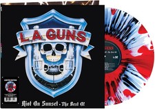 LA Guns - Riot On Sunset: The Best Of [New Vinyl LP] Black, Clear Vinyl, Ltd Ed, picture