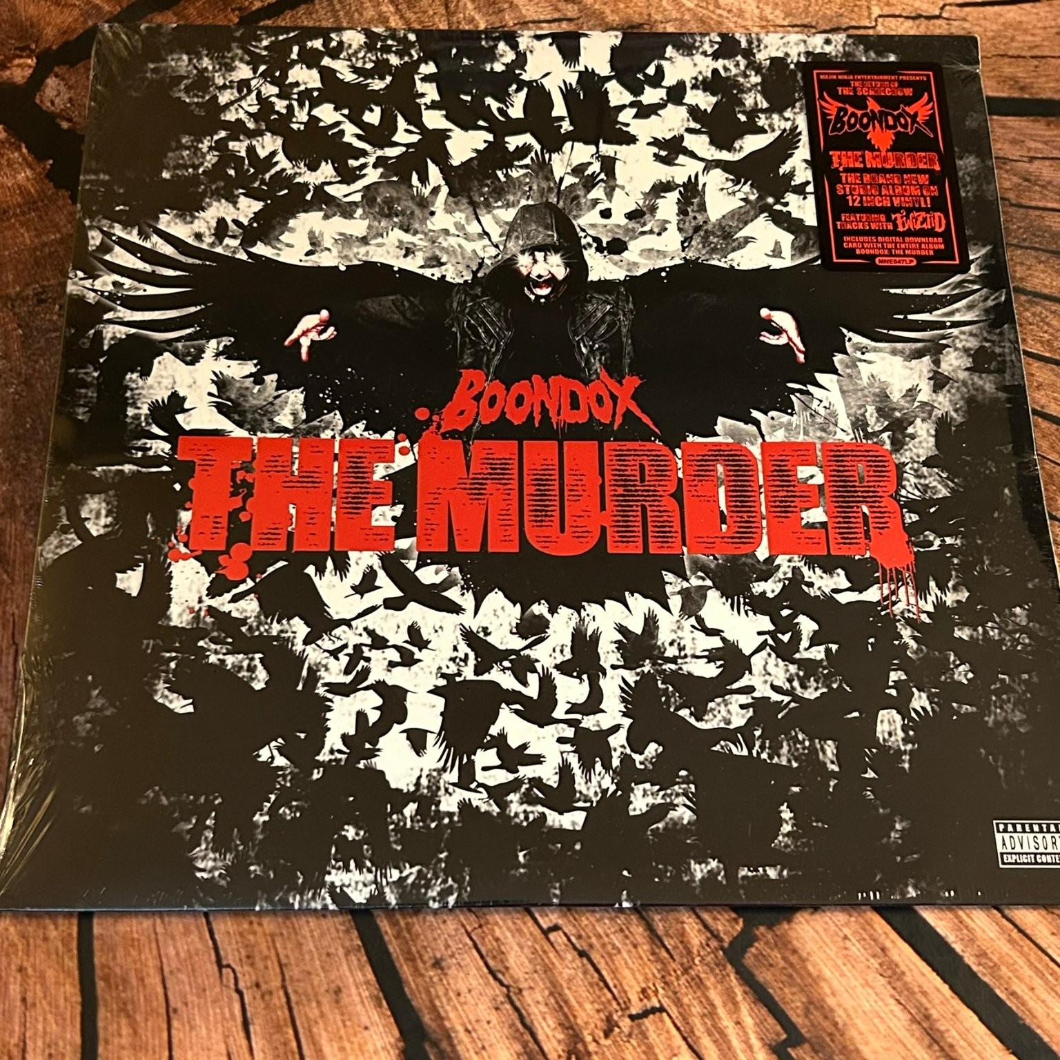 Boondox – The Murder LP Record 2017 Madjik Ninja Horrorcore 33⅓ RPM Sealed NOS