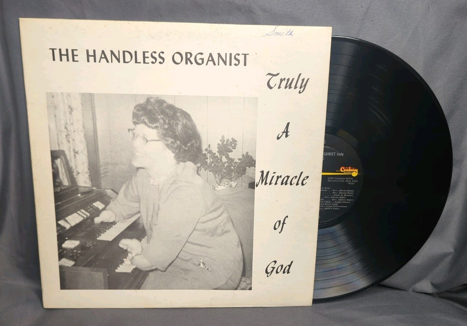 The Handless Organist Truly A Miracle Of God Alberta Baker RARE STRANGE XIAN LP 