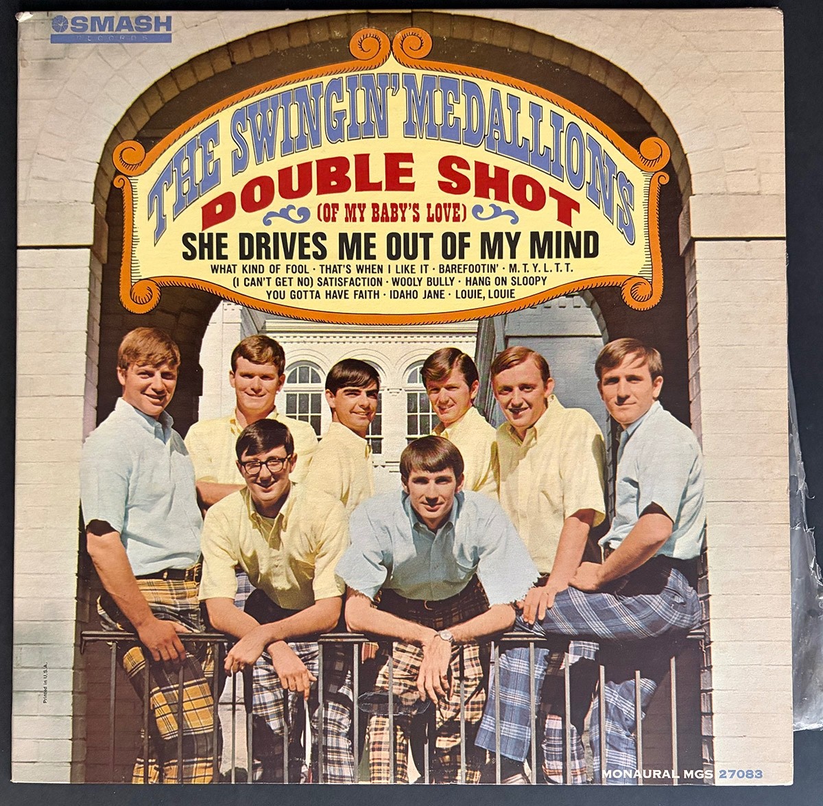 The Swingin' Medallions - Double Shot LP Smash MGS 27083 VG+