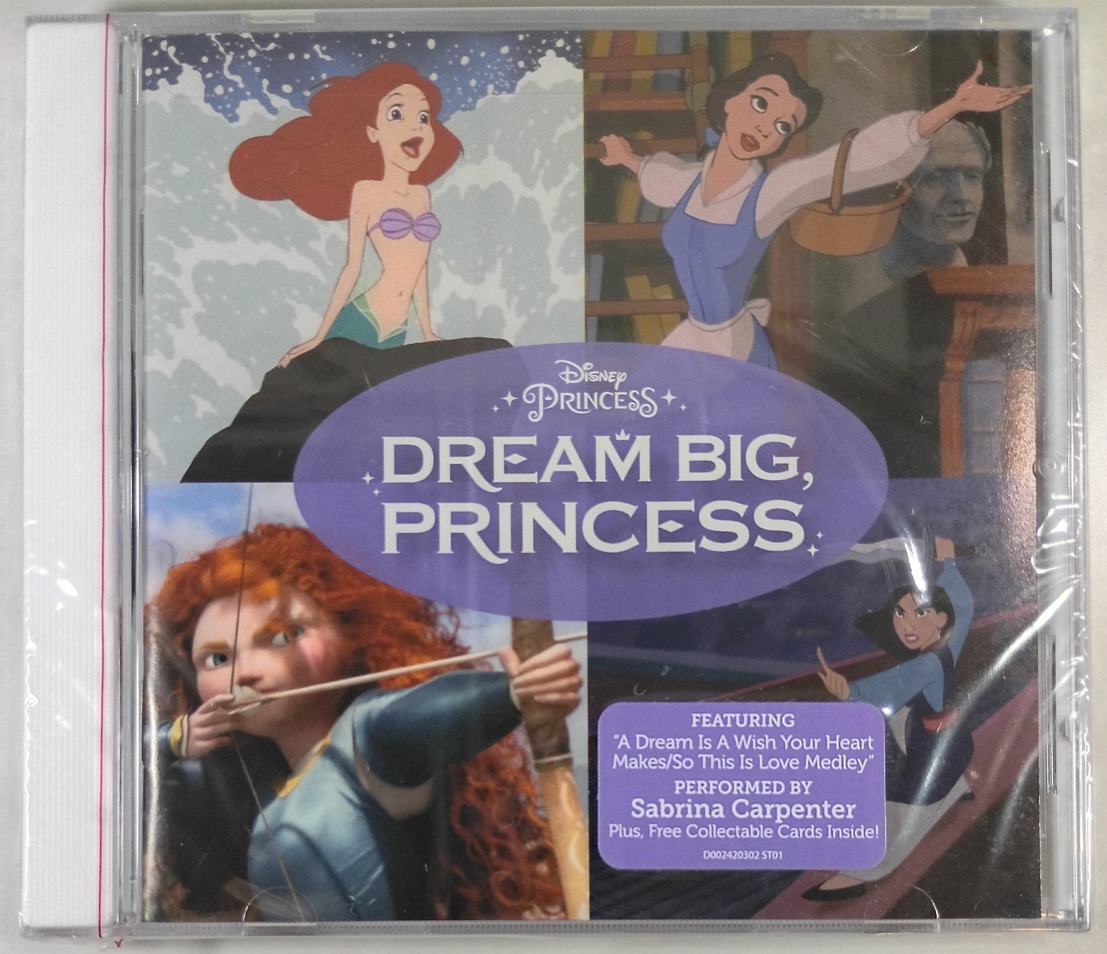 Disney Dream Big Princess (CD, 2016) NEW/SEALED