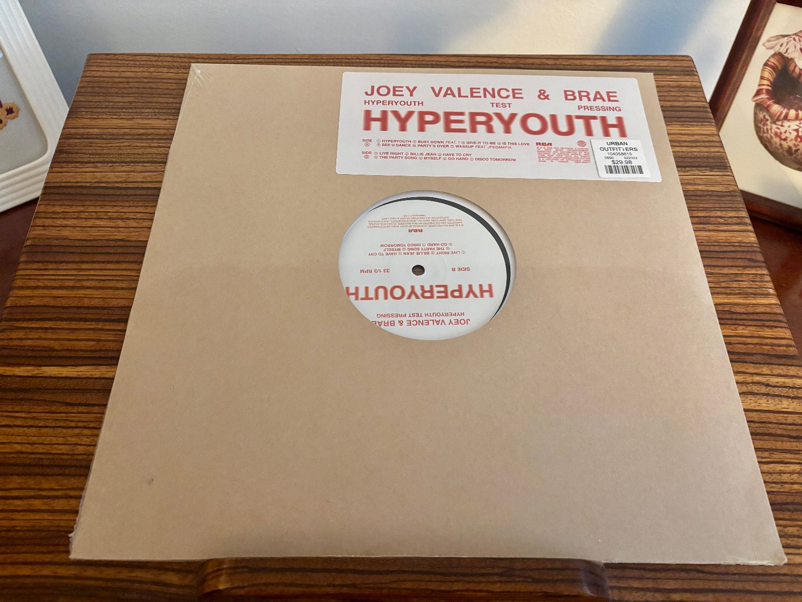 HYPERYOUTH Joey Valence & Brae 12” Vinyl RARE TEST PRESSING Sealed ft. JPEGMAFIA