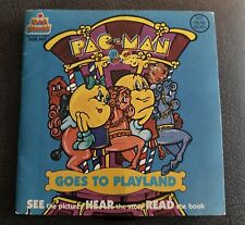Pac-Man Goes To Playland BOOK and RECORD KID STUFF 995 VG+ 1980 Arcade 80’s Rare picture