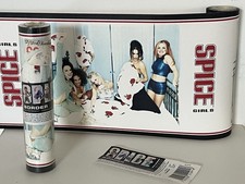 Sealed Roll Vintage Spice Girls Boarder Wallpaper 1997 5m Roll picture