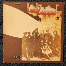 Led Zeppelin II LP ~ Atlantic 8236 Robert Ludwig RL SS Lee Hulko SS Cut Vinyl picture