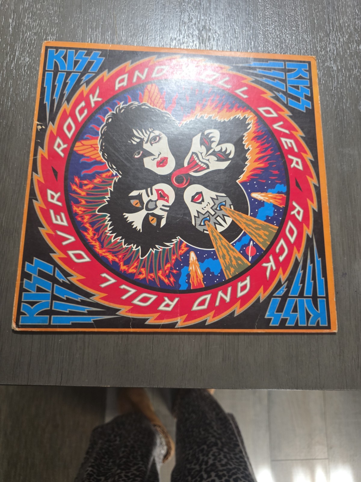 KISS ROCK AND ROLL OVER 1976 LP VINYL ALBUM