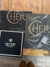 CHER PROGRAM CESARS PALACE LAS VEGAS WITH PHOTO ALBUM AND BAG 2008-2011 picture