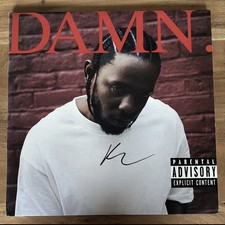 Kendrick Lamar DAMN. Vinyl Signed Autographed Record  picture
