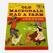 Golden Records Old MacDonald Had A Farm The Owl And Pussycat Mitch Miller 78 RPM picture