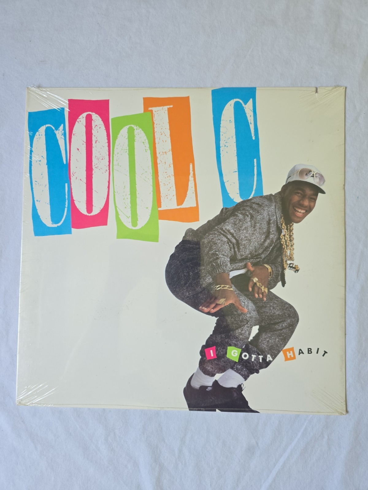 NEW SEALED COOL C - I gotta habit 12” Vinyl Record 1989 Atlantic Records