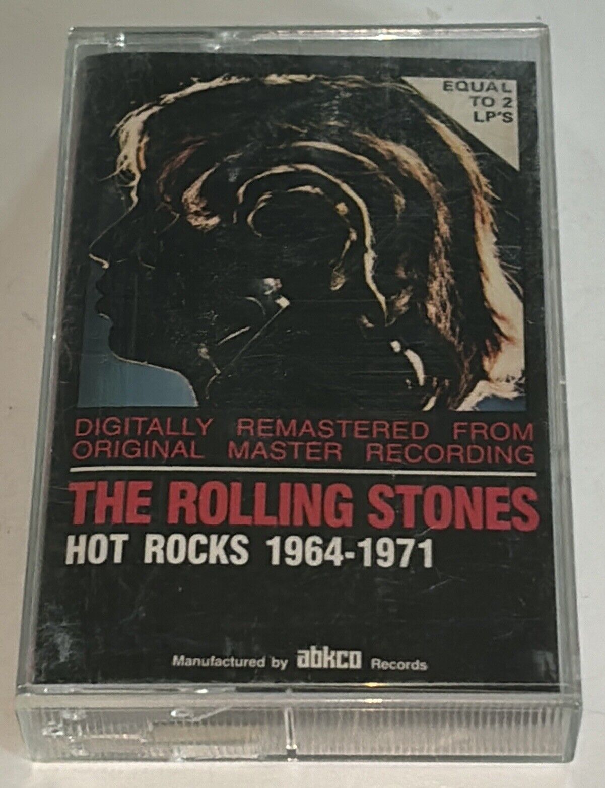 Vintage Rolling Stones Hot Rocks 1964-1971 Abkco Cassette Tape w/Case Tested