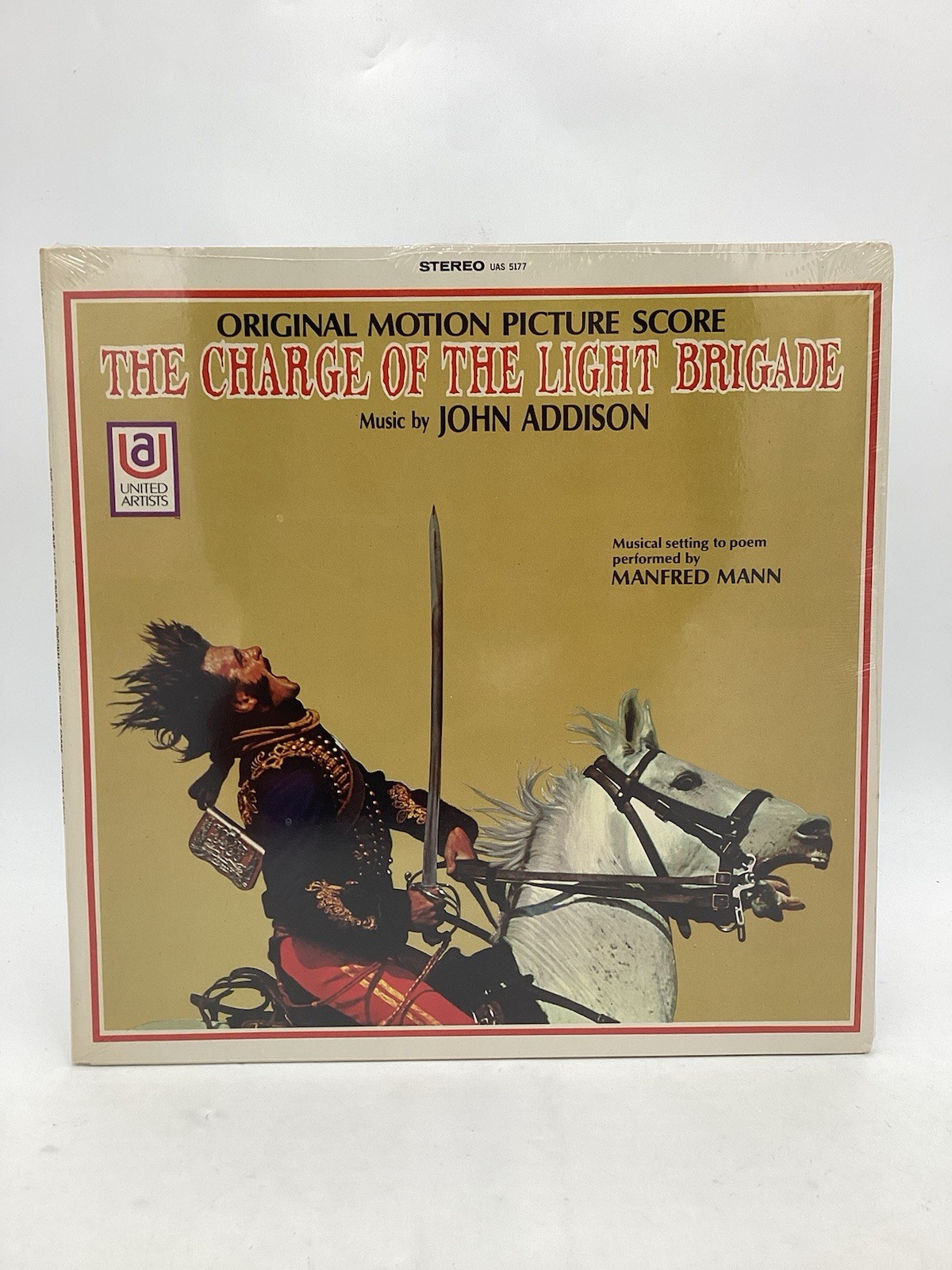 (SEALED) OST: THE CHARGE OF THE LIGHT BRIGADE (UNITED ARTISTS LP) JOHN ADDISON