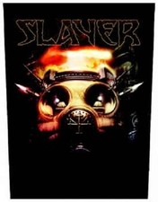 SLAYER gas mask 2004 - GIANT BACK PATCH - 36 x 29 cms - no longer made picture