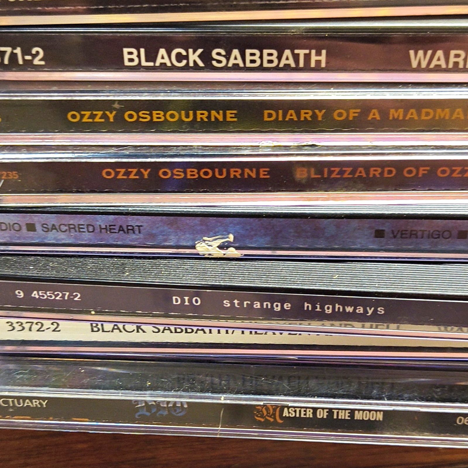Lot of 10 Black Sabbath Ozzy Osborne Dio CDs