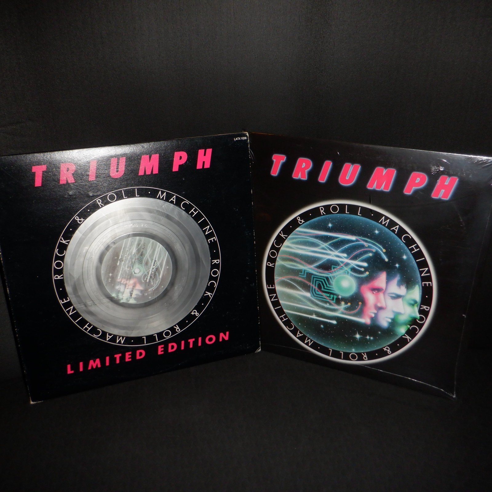 TRIUMPH vinyl LP LOT Rock & Roll Machine SILVER MIRROR 1977 + 2022 RHR NEW