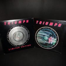 TRIUMPH vinyl LP LOT Rock & Roll Machine SILVER MIRROR 1977 + 2022 RHR NEW picture