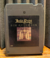 Judas Priest Sin After Sin 8 Track Tape Cartridge CBS PCA 34787 '77 Stereo Dolby picture