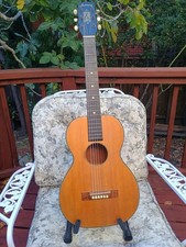 Harmony H162 Terz Guitar 1960s, solid spruce/mahogany, playing great picture