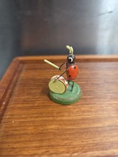 Erzgebirge Germany Vintage Ladybug band drums picture