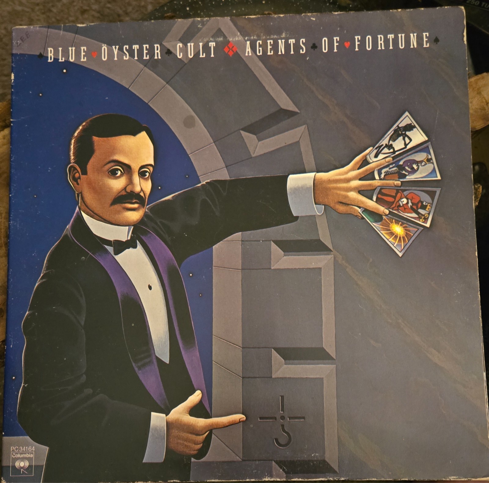 Blue Oyster Cult - Agents of Fortune Vinyl LP (1976, Columbia Records PC 34164)