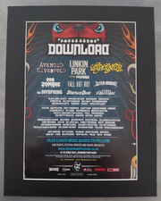 Download Festival 2014 Promo Original Festival Advert Mounted 14x11
