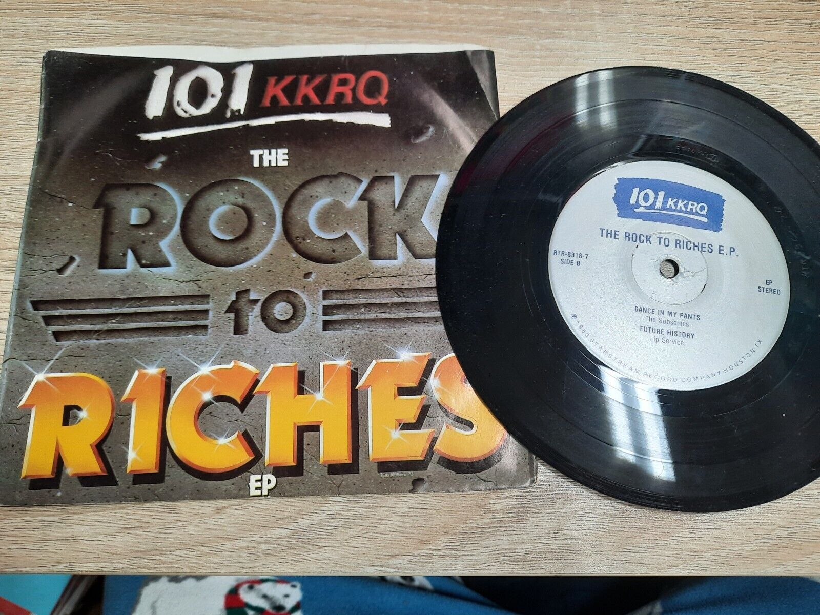 Various 7 INCH 101 KKRQ The Rock To Riches EP SUBSONICS JUNIOR WILD RARE 1983