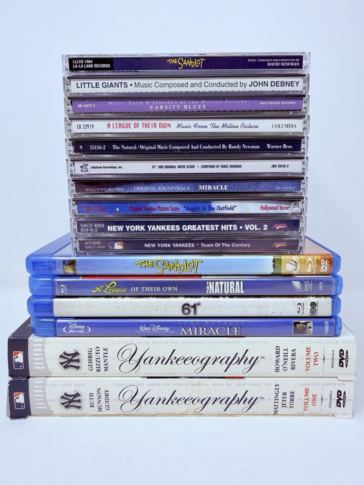 The Sandlot, The Little Giants, Angels in the Outfield Movie Soundtrack CD Lot